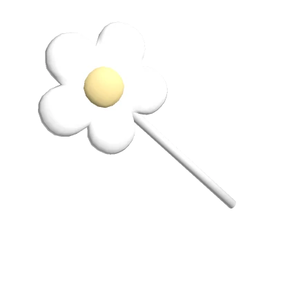 White Flower Lollipop