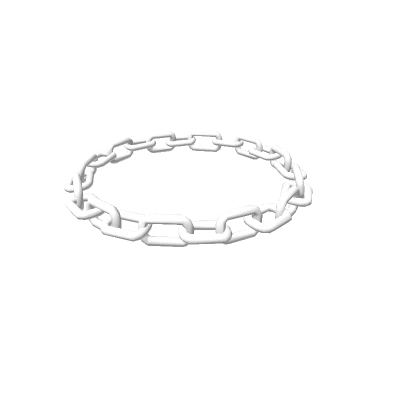 White Chain Choker Necklace 3.0