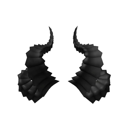 Monsterous Spikey Horns Black