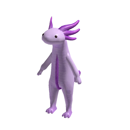 Purple Realistic Axolotl Suit