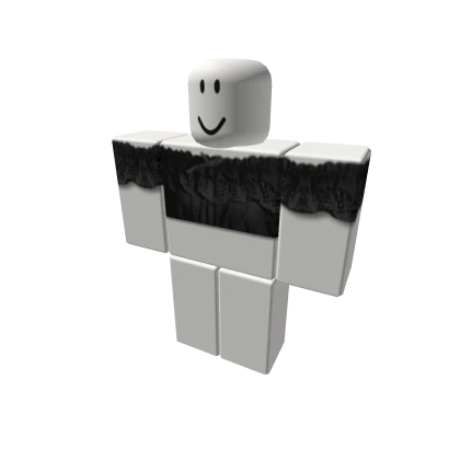 croppie pirate blouse black flowing y2k goth