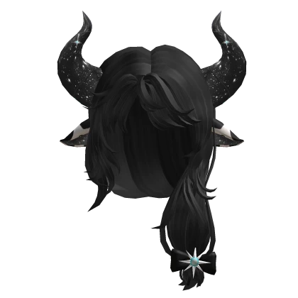 ❤️ Cute Anime Messy Hair (Black)