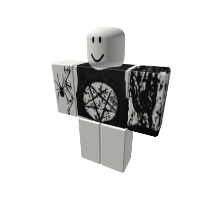 tattoos tryhard black pentagram spider