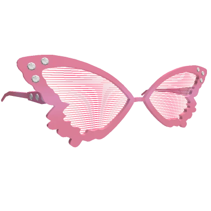 Pink Beautiful Butterfly Shades