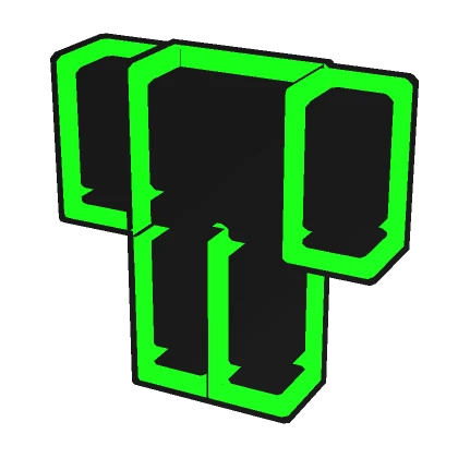 (1.0) Neon Lime Double Outline Avatar