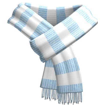 Christmas Blue Scarf