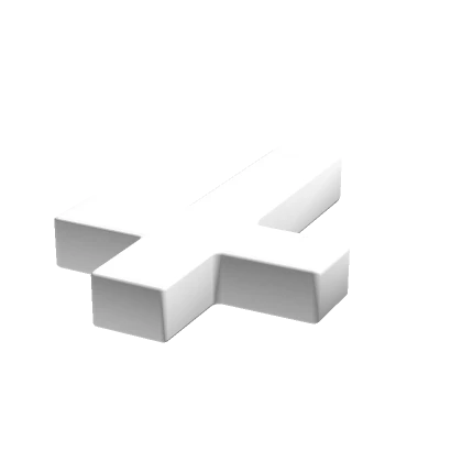 Holdable White Cross