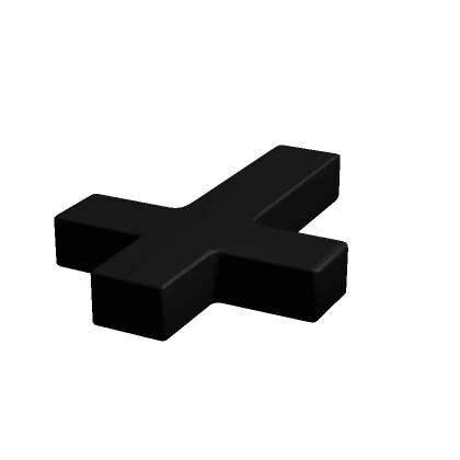 Holdable Black Cross