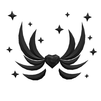 Magic Heart Wings - Black