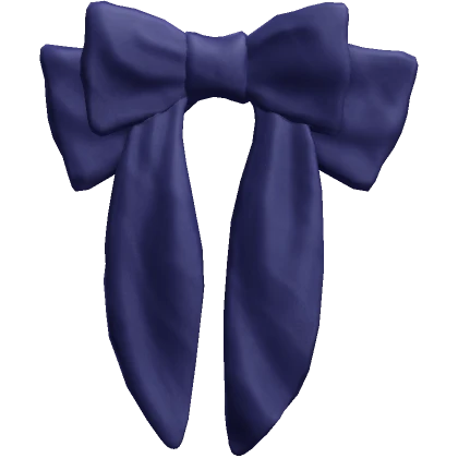 Navy Blue Bow