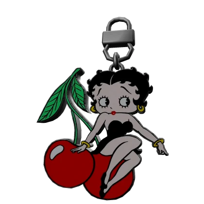 y2k betty boop keychain