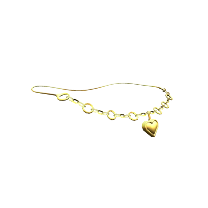 [3.0] Gold Heart Necklace