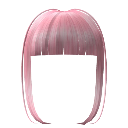 Cute pink bangs