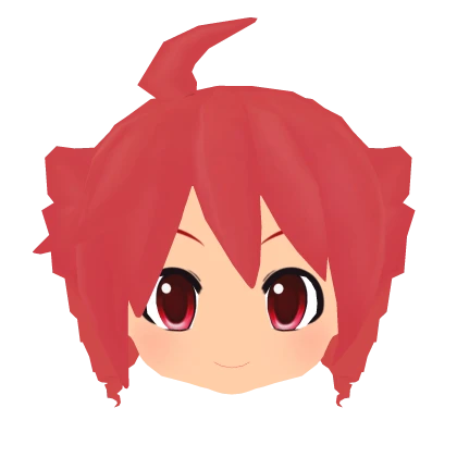 Kasane Teto Chibi Face & Hair