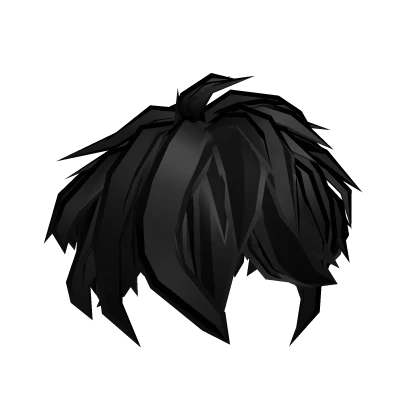 Dark Spikes Messy Emo Anime Hairstyle/(Black)v8.