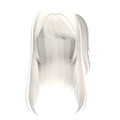 ♡ FREE : long platinum cute anime hair w/ pigtail