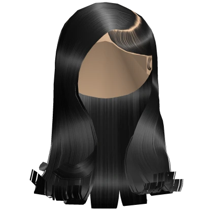 Black Sleek Side Part Lace