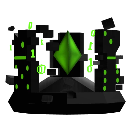 1x1x1x1 Black Fractured Hat