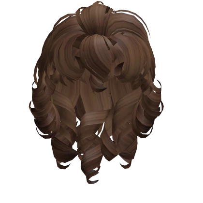 Angel's Curly Mullet in Brown