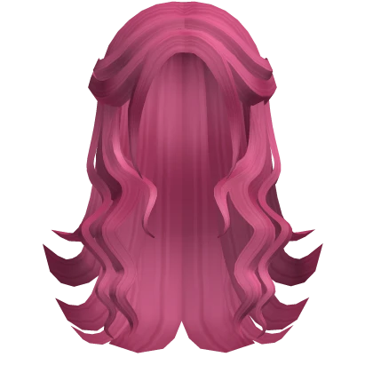 Wavy Lush Fairy Hair (Hot Pink)