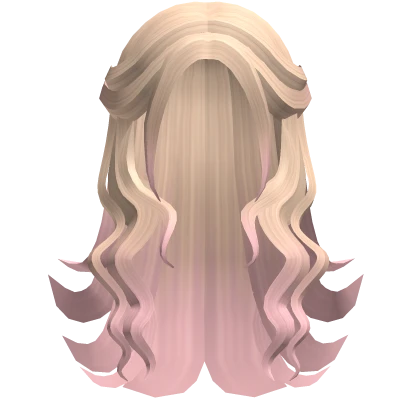 Wavy Lush Fairy Hair (Blonde to Pink)