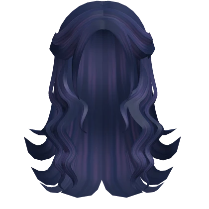 Wavy Lush Fairy Hair (Navy Blue)