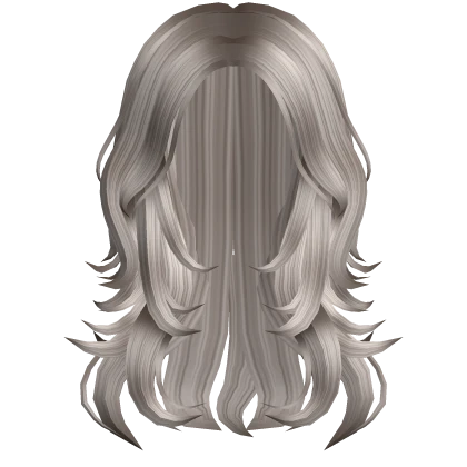 Layered Lush Anime Y2K Wolfcut Hair (Ash Blonde)