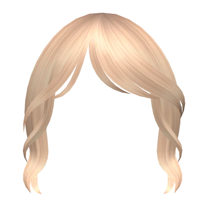 Swept Wavy Bangs in Blonde