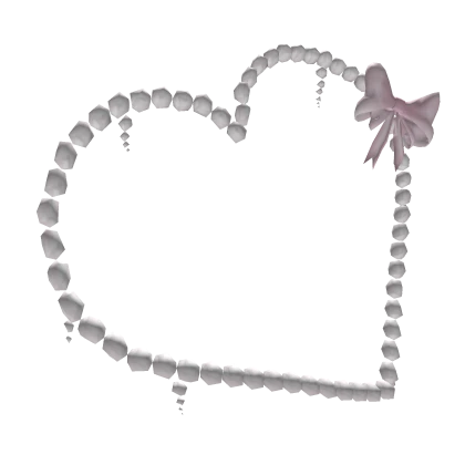 ୨୧ Rococo Pearl Heart Decoration ୨୧