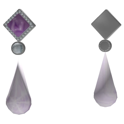 Luxury Purple Tear Earrings