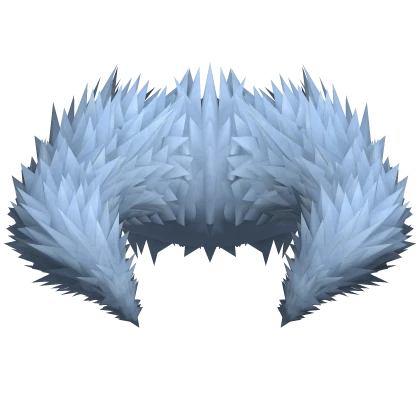 Blue Fur Collar