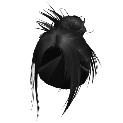 Spiky Bun Black