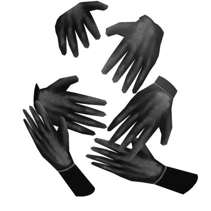 Creepy Weirdcore Multiple Hands on Face 