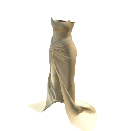 Soft Sunshine Prom Night Glam Dress