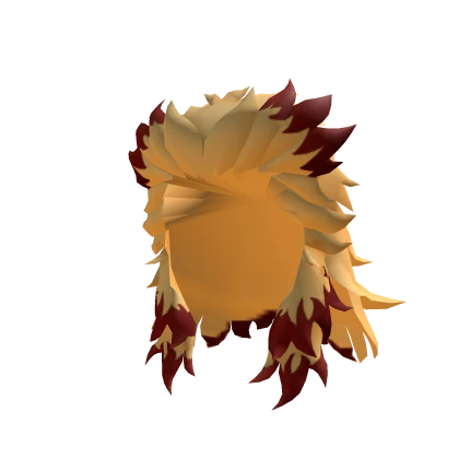 Anime Yellow Slayer Hair