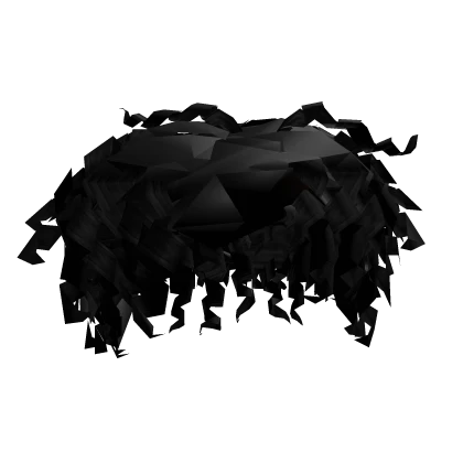 Black Messy Curly Hair