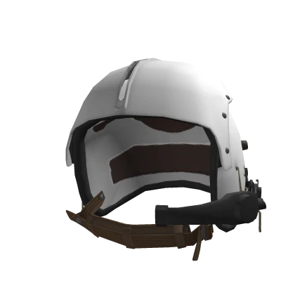 White APH-5 Helicopter Helmet