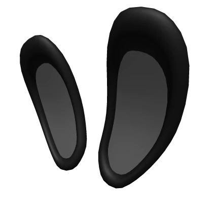 Black Bunny Ears