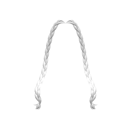 Braided Bangs in White