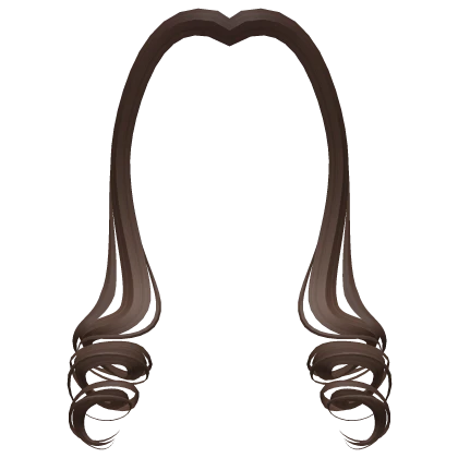 Swirly Bangs in Brown