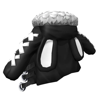 [1.0/Blocky] Easter Jacket Cape Monochrome