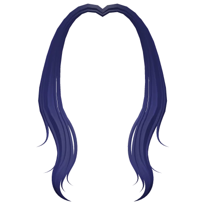 Framed Bangs in Navy Blue