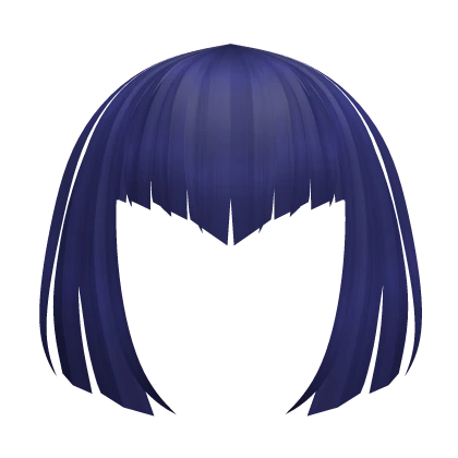 Vamp Bangs in Navy Blue