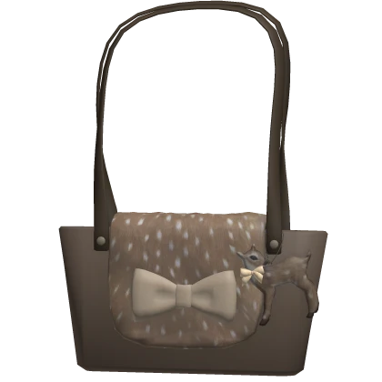 Cute Fawn Print Deer Mori Kei Bag Light