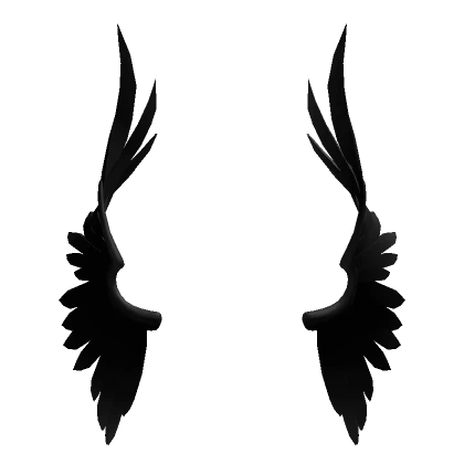 Feathered Valkyrie Wing Headpiece Black