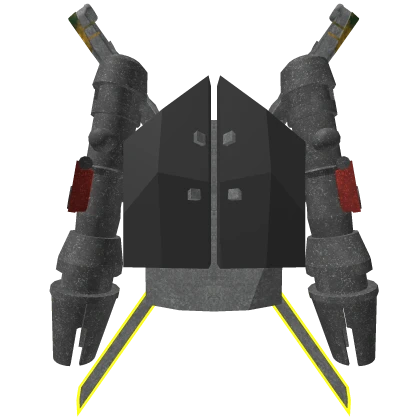 Tactical Back Amor With Jetpack And Dual Katanas