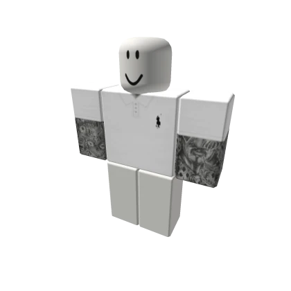 White Polo Collar w/ Full Tats