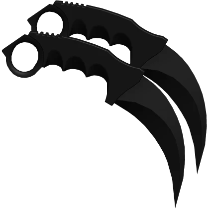 Black Dual Karambits