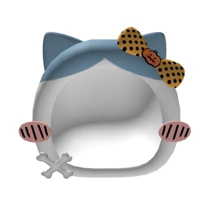 Hachiware Halloween Kitty Hood