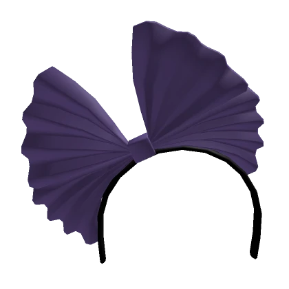 Purple Princess Bow Hair Hoop3.0